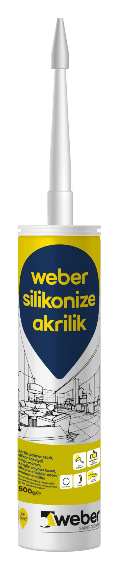 weber silikonize akrilik